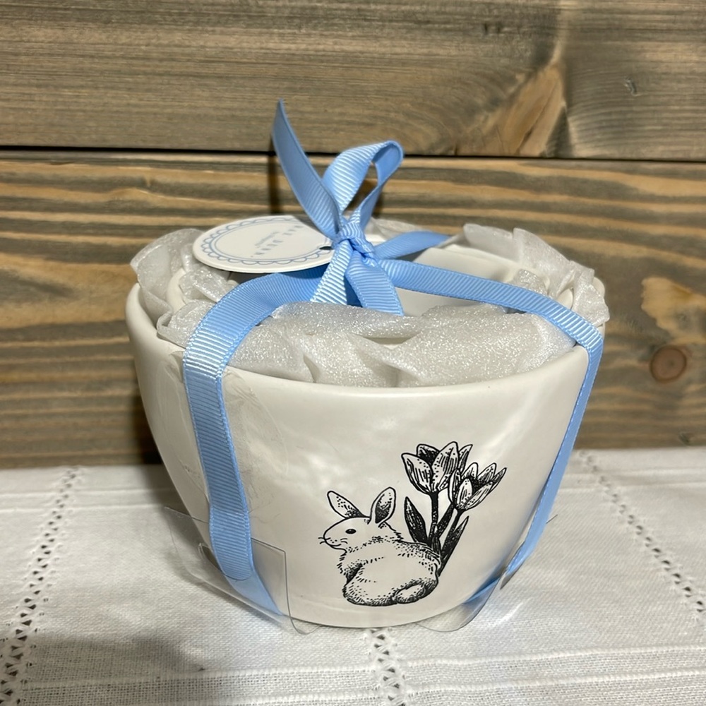 Rae dunn Easter bunny measuring cups